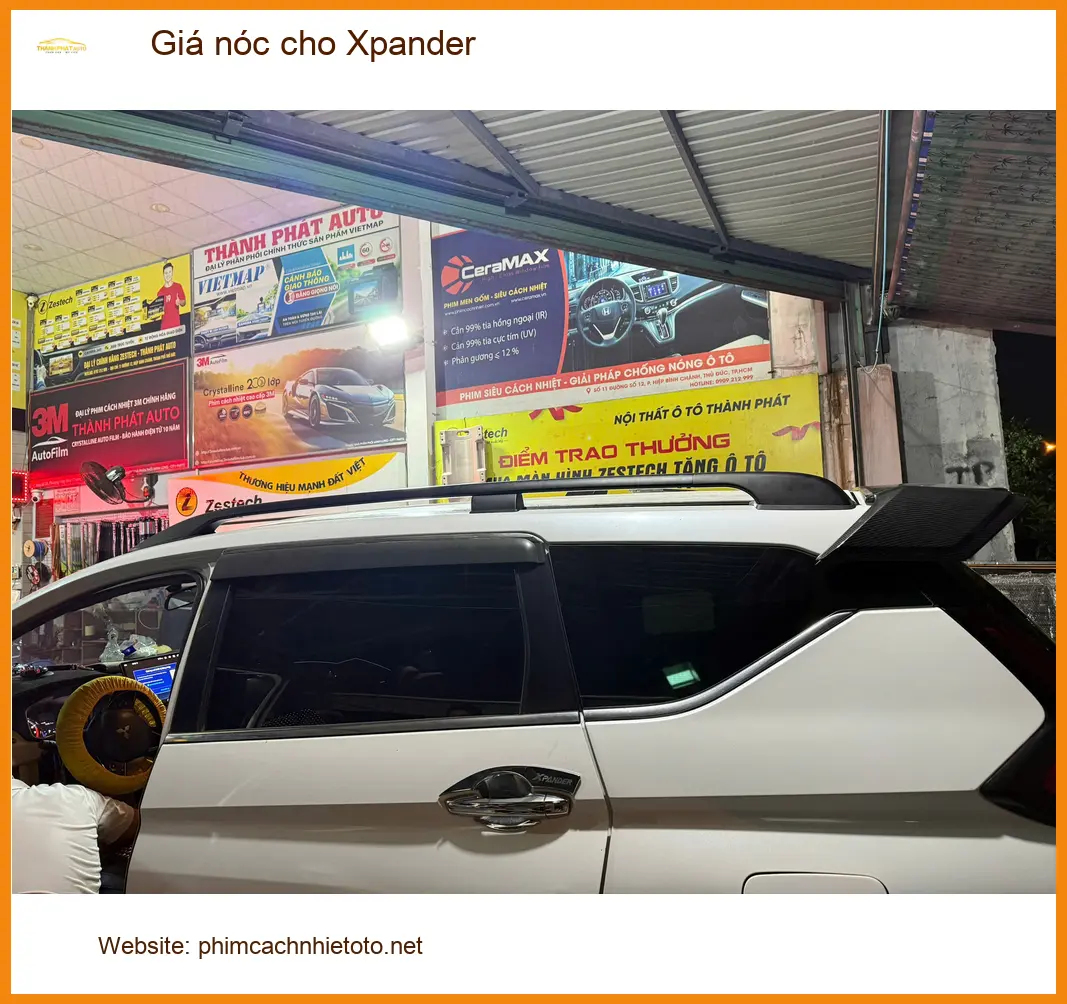 Chị Thảo lắp giá nóc cho Xpander tại Quận Gò Vấp để chở đồ đi du lịch tiện hơn ảnh thực tế 3