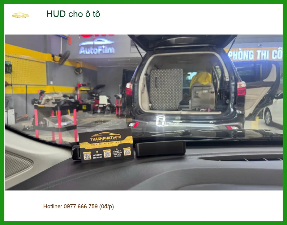 Anh Khải lắp HUD cho ô tô Hyundai Creta tại Quận 9 để lái xe an toàn hơn ảnh thực tế 3