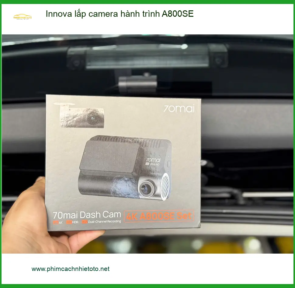 Anh Khải lắp camera hành trình A800SE cho Innova tại Quận 1 ảnh thực tế 4