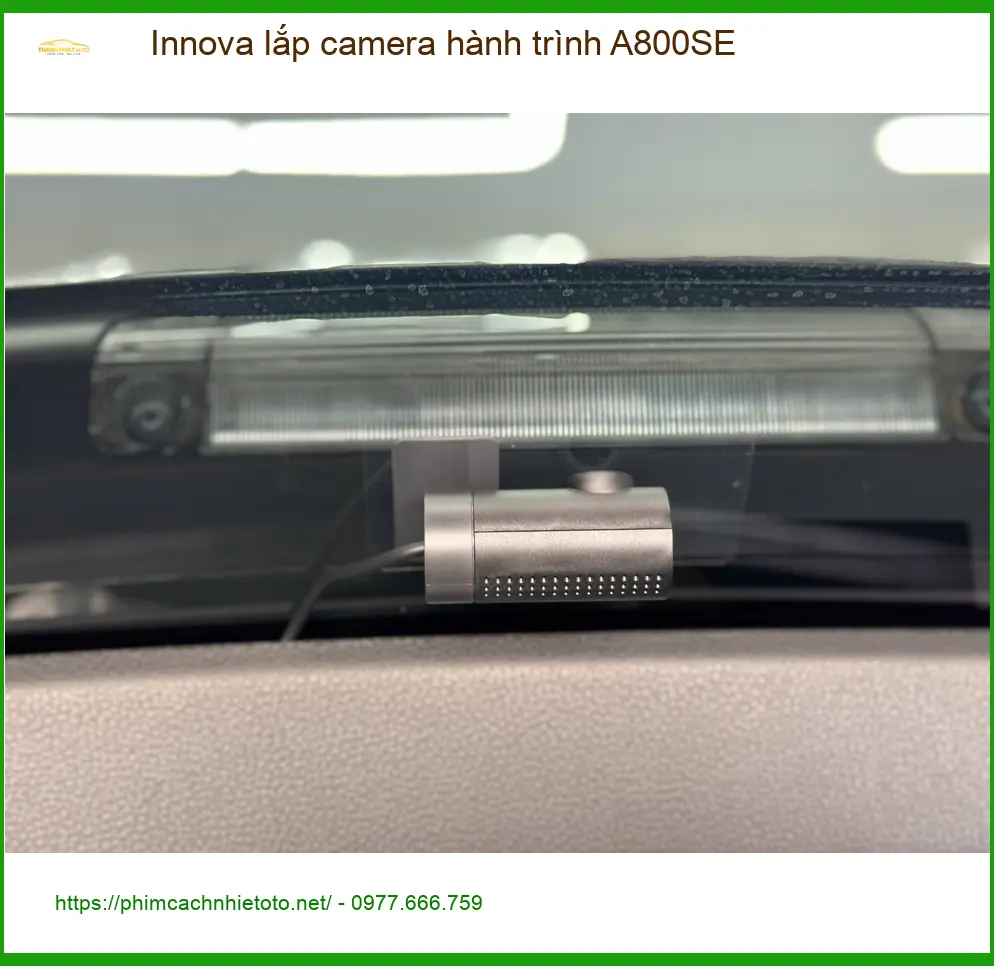 Anh Khải lắp camera hành trình A800SE cho Innova tại Bình Chánh để bảo vệ xe tốt hơn ảnh thực tế 3