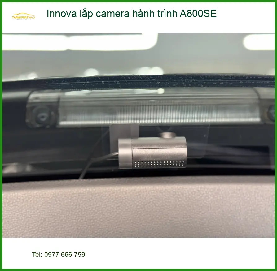 Anh Cường lắp camera hành trình A800SE cho Innova ở Quận Bình Tân ảnh thực tế 5
