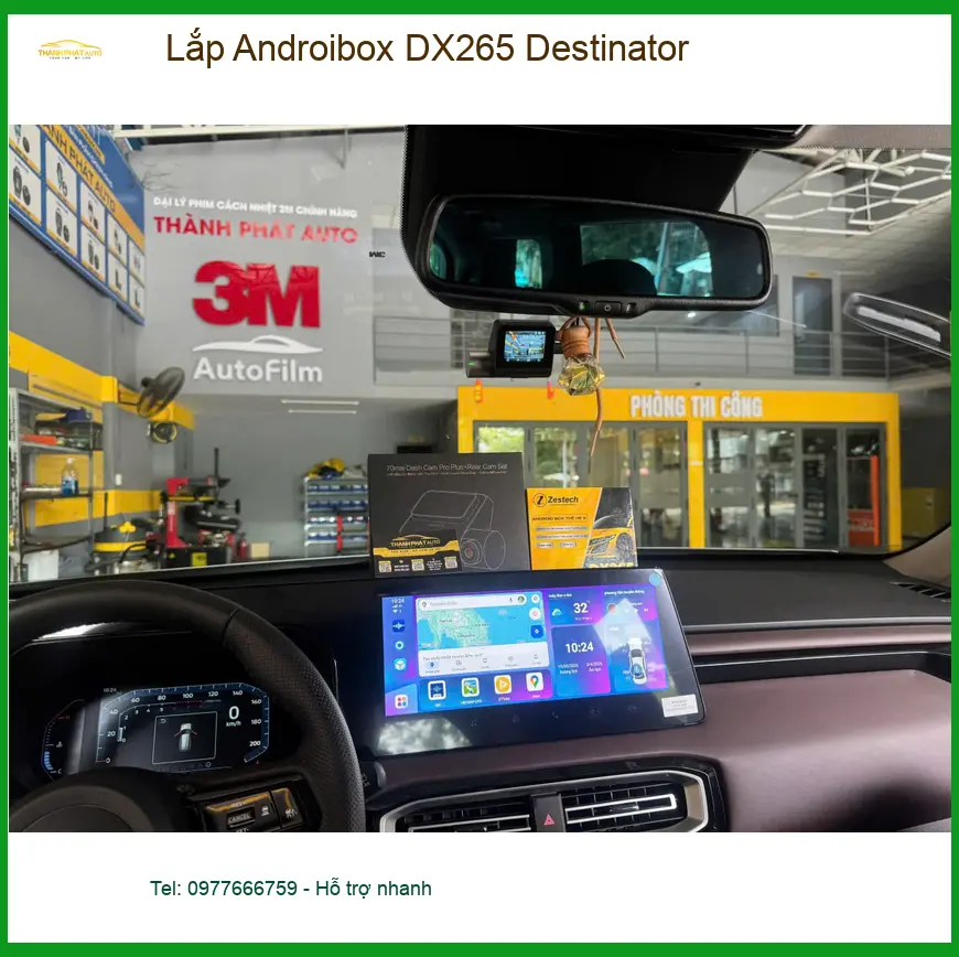 Anh Quang lắp Androibox DX265 Destinator cho Hyundai Elantra tại Quận 3