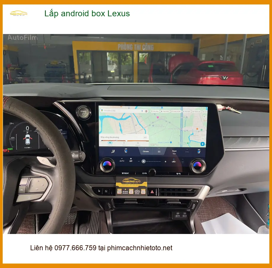 Anh Tấn lắp Android Box cho Lexus RX 350 tại Quận 10 để giải trí tiện lợi ảnh thực tế 2