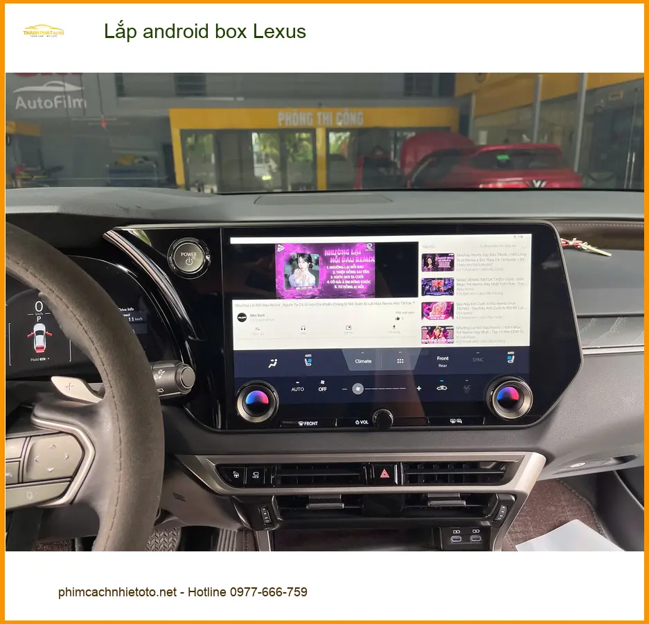 Anh Tấn lắp Android Box cho Lexus RX 350 tại Quận 10 để giải trí tiện lợi ảnh thực tế 5