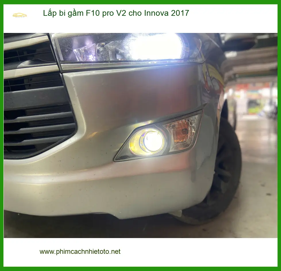Anh Duy lắp bi gầm F10 pro V2 cho Innova 2017 tại Thủ Đức
