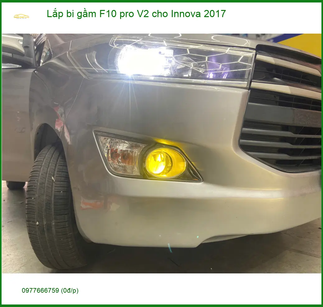 Anh Duy lắp bi gầm F10 pro V2 cho Innova 2017 tại Thủ Đức ảnh thực tế 3