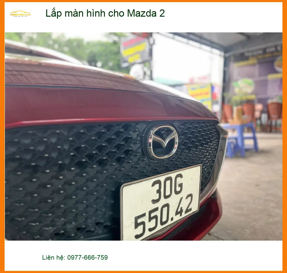 Anh Khang lắp màn hình Android cho Mazda 2 tại Hóc Môn vì màn zin cũ không đủ tính năng ảnh thực tế 4