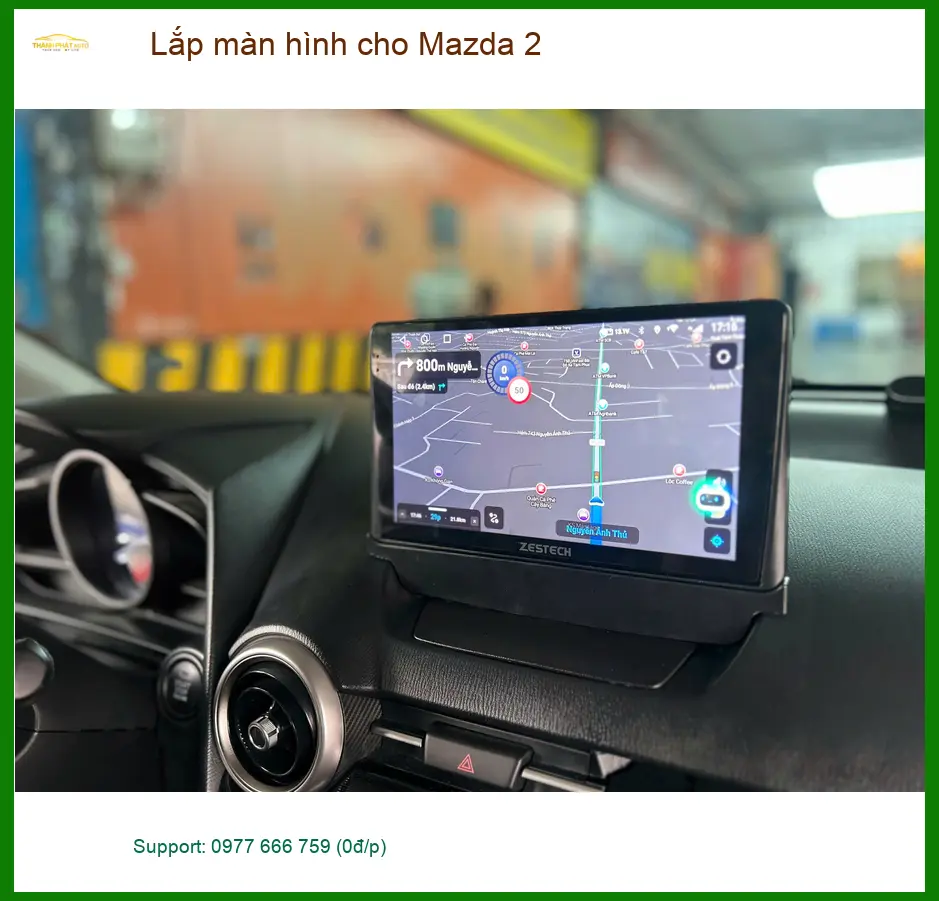 Anh Khang lắp màn hình Android cho Mazda 2 Quận Tân Bình để tiện lợi hơn ảnh thực tế 4