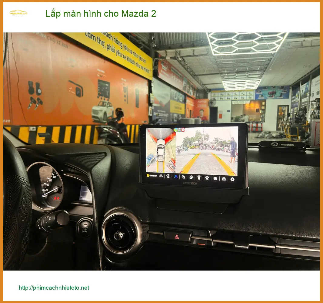 Chị Thảo lắp màn hình Android cho Mazda 2 tại Quận Bình Tân để nâng cao trải nghiệm giải trí ảnh thực tế 3