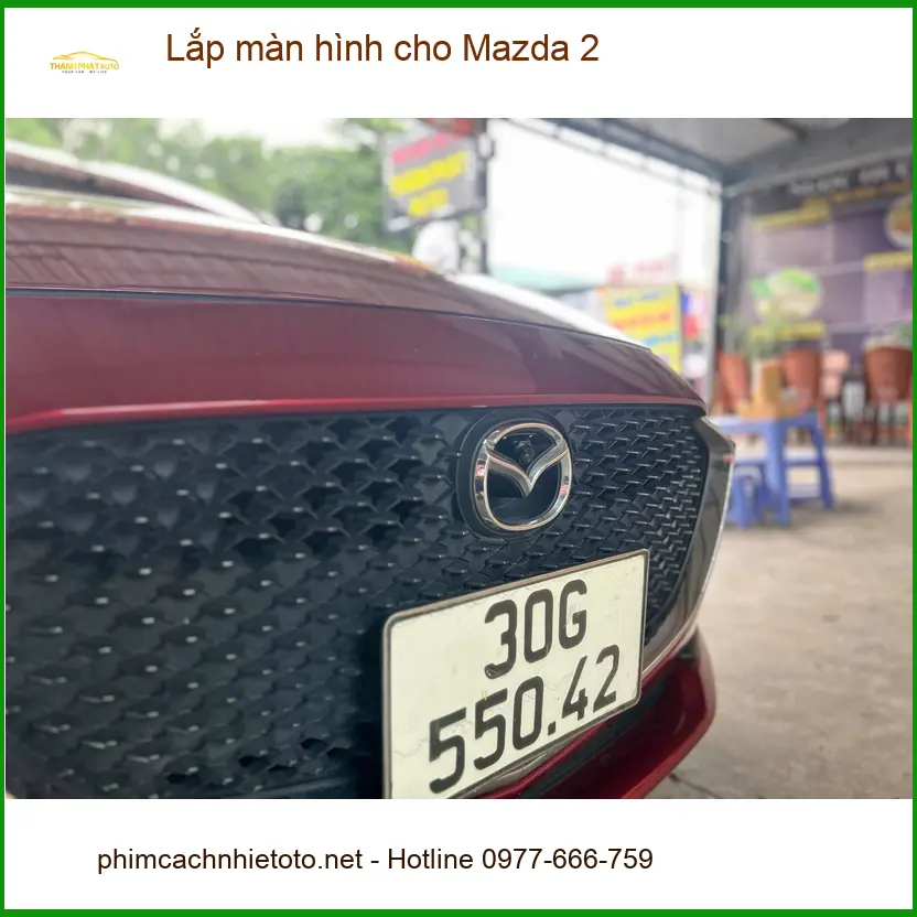 Anh Khải lắp màn hình cho Mazda 2 tại Thủ Đức tìm trung tâm uy tín