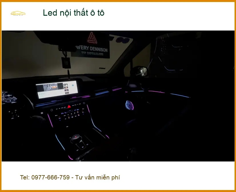 Cô Thuận lắp Led nội thất ô tô cho Hyundai Accent tại Quận Tân Bình vì đèn zin mờ ảnh thực tế 4