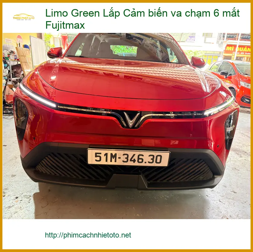 Anh Khang Hyundai Accent lắp cảm biến va chạm Fujitmax 6 mắt tại Hóc Môn ảnh thực tế 2