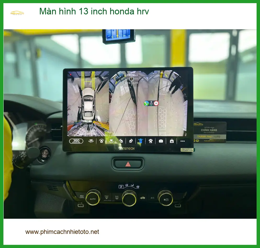 Anh Cường lắp Màn hình 13 inch Honda HRV tại Quận 9 để nâng cấp giải trí