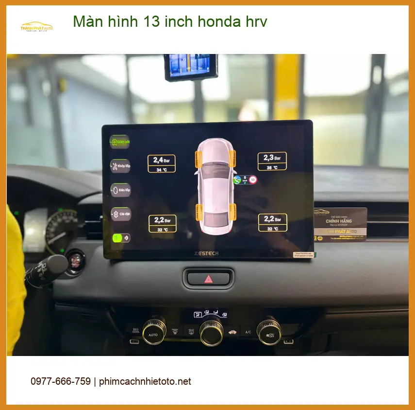 Anh Minh nâng cấp Màn hình 13 inch Honda HR-V tại Quận 3 vì màn hình zin quá nhỏ