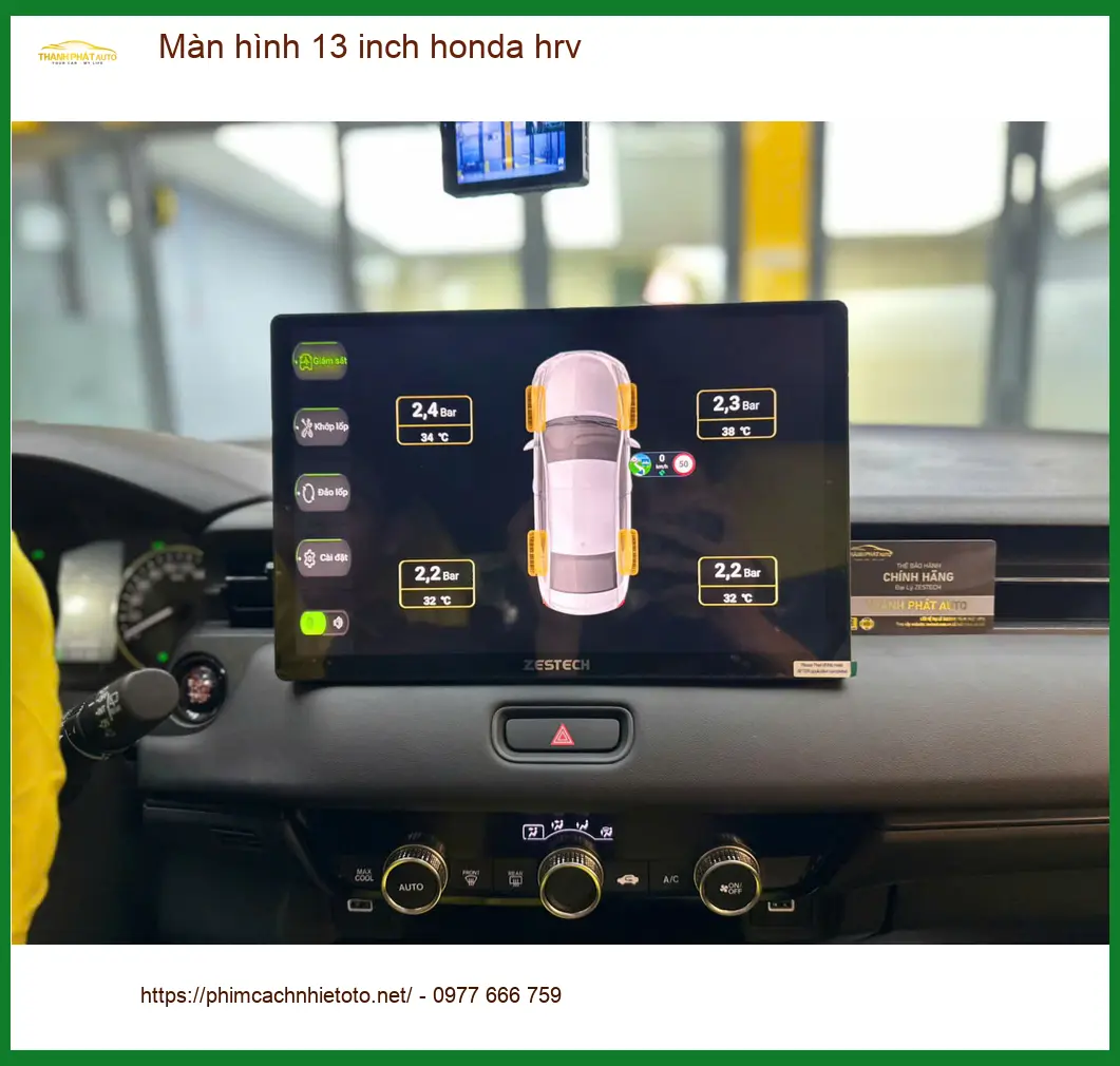 Anh Khôi lắp màn hình 13 inch Honda HR-V tại Hóc Môn để nâng tầm trải nghiệm giải trí ảnh thực tế 3
