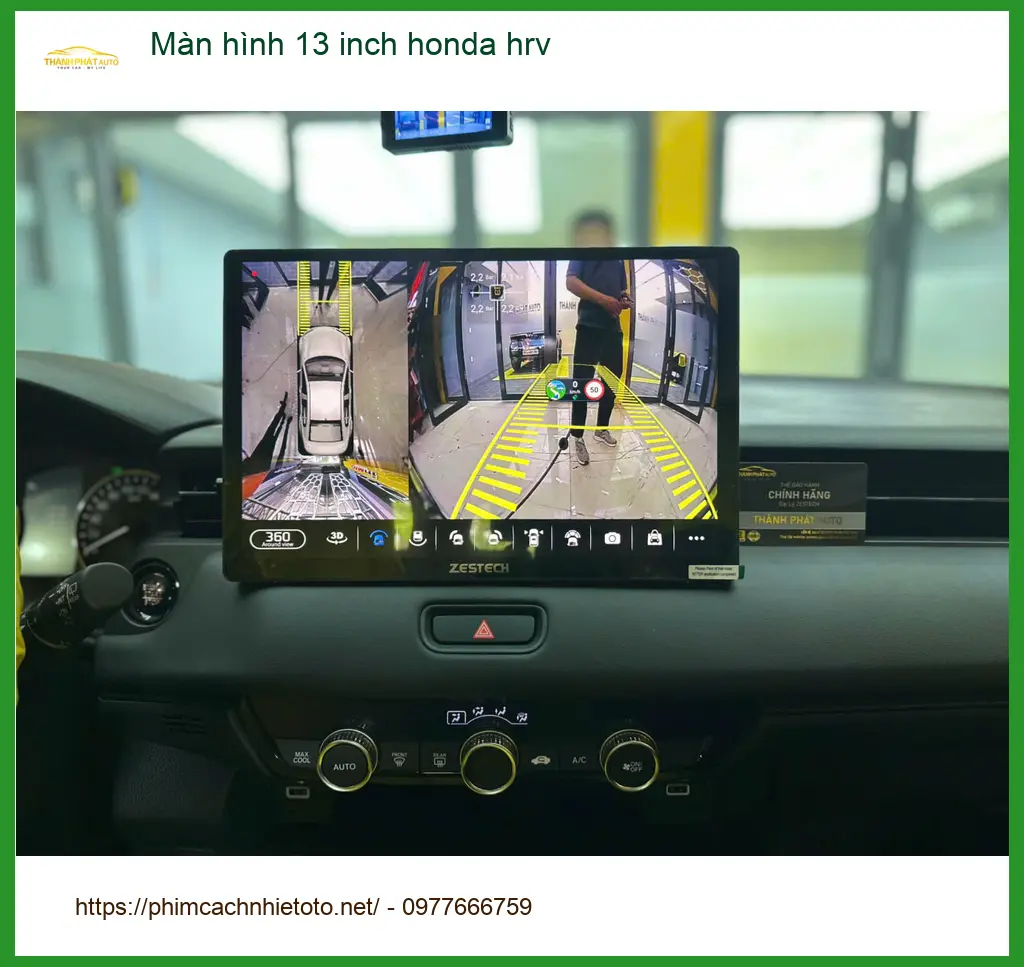 Chị Thảo lắp màn hình 13 inch Honda HR-V tại Quận 2 để nâng tầm trải nghiệm lái ảnh thực tế 4