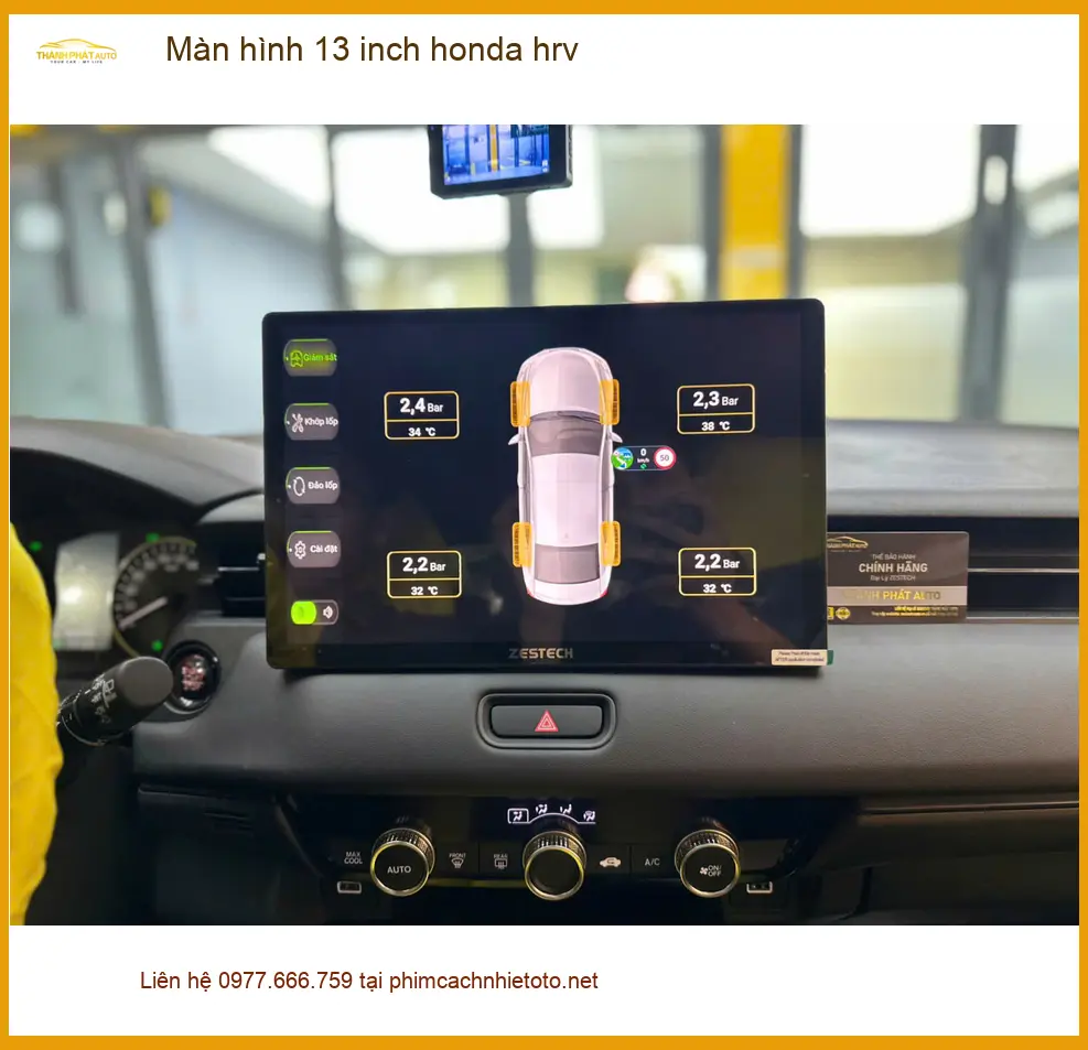 Chú Khanh lắp màn hình 13 inch Honda HR-V tại Củ Chi để nâng cấp trải nghiệm giải trí ảnh thực tế 4