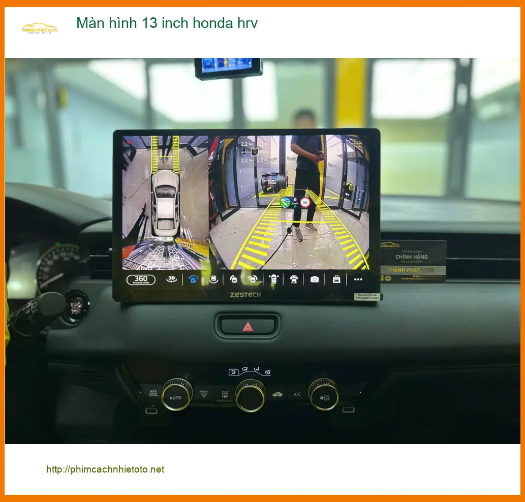 Anh Quang lắp màn hình 13 inch Honda HR-V tại Thủ Đức để lái xe tiện nghi hơn.