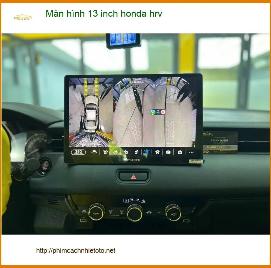 Anh Minh lắp màn hình 13 inch Honda HR-V Quận Gò Vấp để nâng cấp tiện ích ảnh thực tế 3