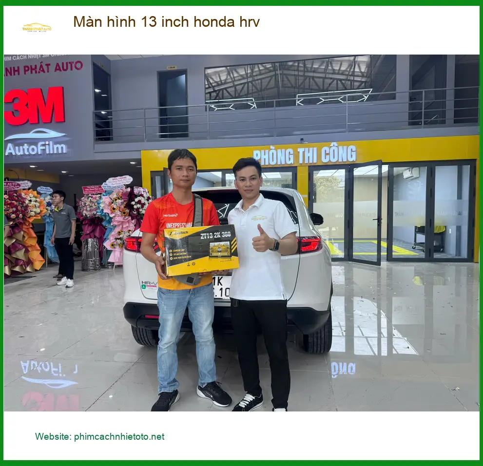 Anh Minh lắp màn hình 13 inch Honda HR-V Quận Gò Vấp để nâng cấp tiện ích ảnh thực tế 4