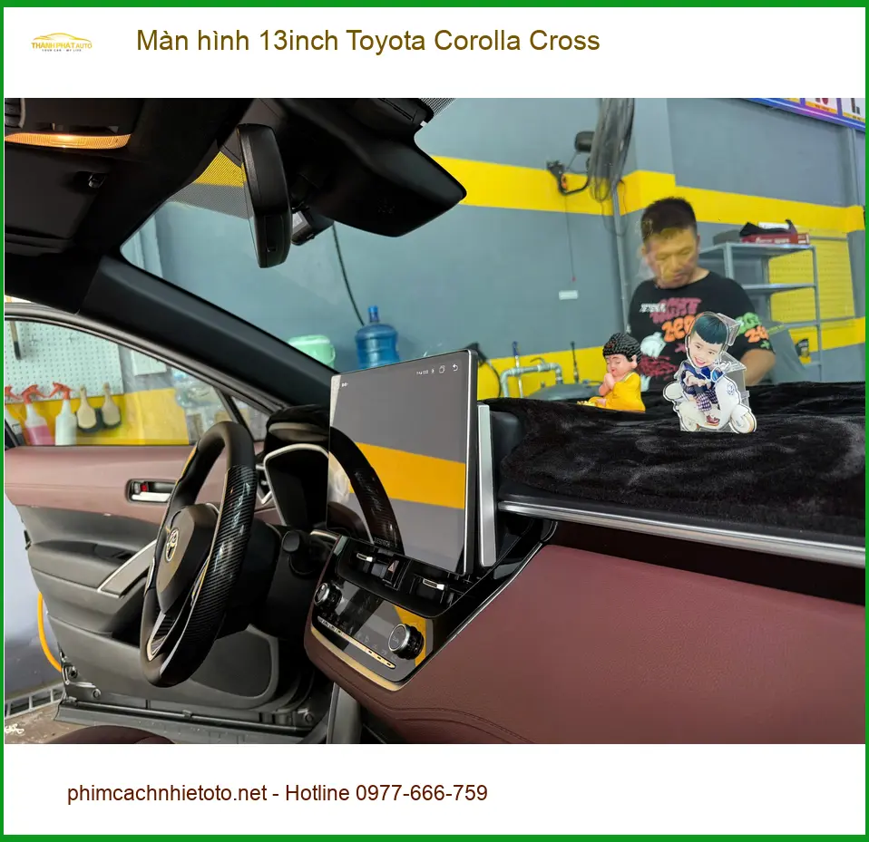 Anh Dũng nâng cấp màn hình 13inch Toyota Corolla Cross Quận 12 giải trí tốt hơn ảnh thực tế 4