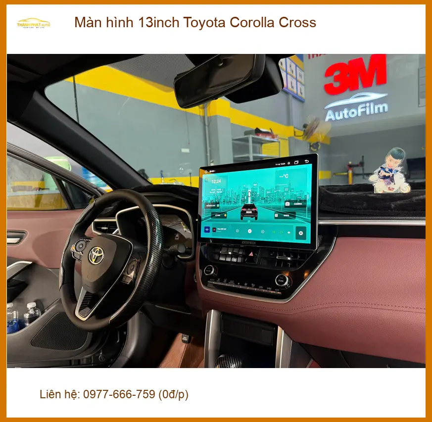 Anh Dũng nâng cấp màn hình 13inch Toyota Corolla Cross Quận 12 giải trí tốt hơn ảnh thực tế 5
