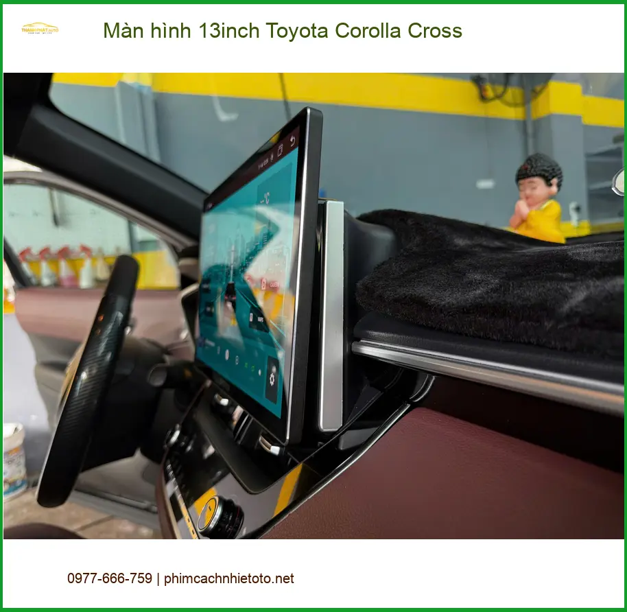 Anh Dũng nâng cấp màn hình 13inch cho Toyota Corolla Cross tại Hóc Môn