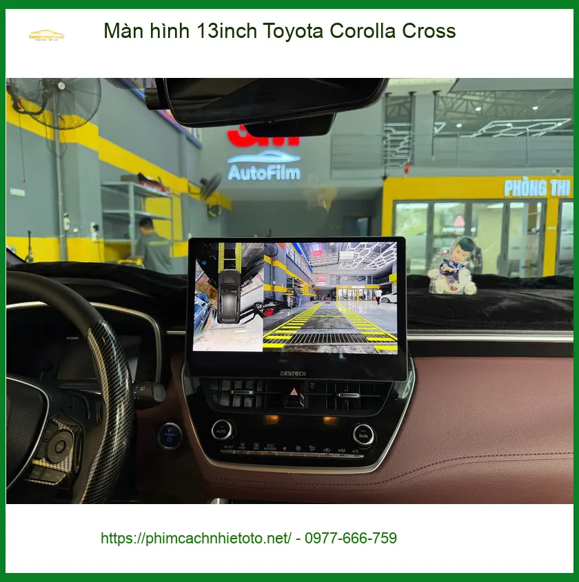 Anh Trọng nâng cấp màn hình 13inch Toyota Corolla Cross Quận Tân Phú ảnh thực tế 3