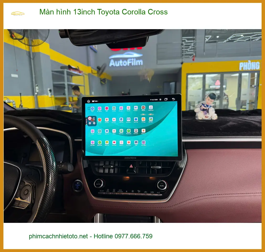 Anh Trọng nâng cấp màn hình 13inch Toyota Corolla Cross Quận Tân Phú ảnh thực tế 4