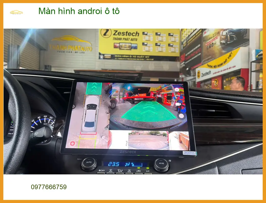 Chú Minh lắp màn hình androi ô tô Hyundai Elantra uy tín tại Quận 12 ảnh thực tế 2