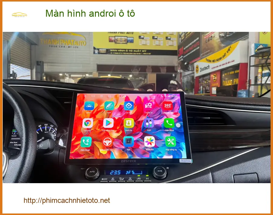 Chú Minh lắp màn hình androi ô tô Hyundai Elantra uy tín tại Quận 12 ảnh thực tế 3