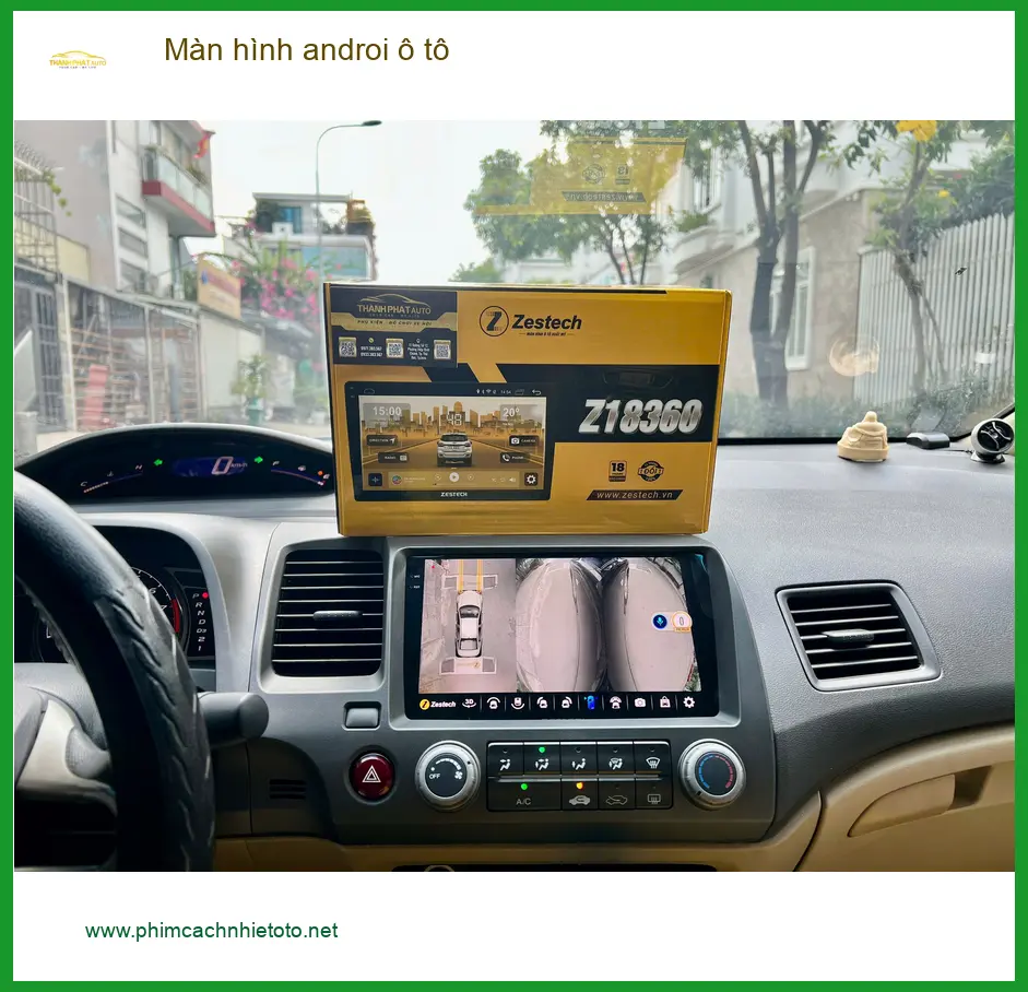 Anh Tấn lắp màn hình Android ô tô cho Hyundai Kona tại Hóc Môn ảnh thực tế 5