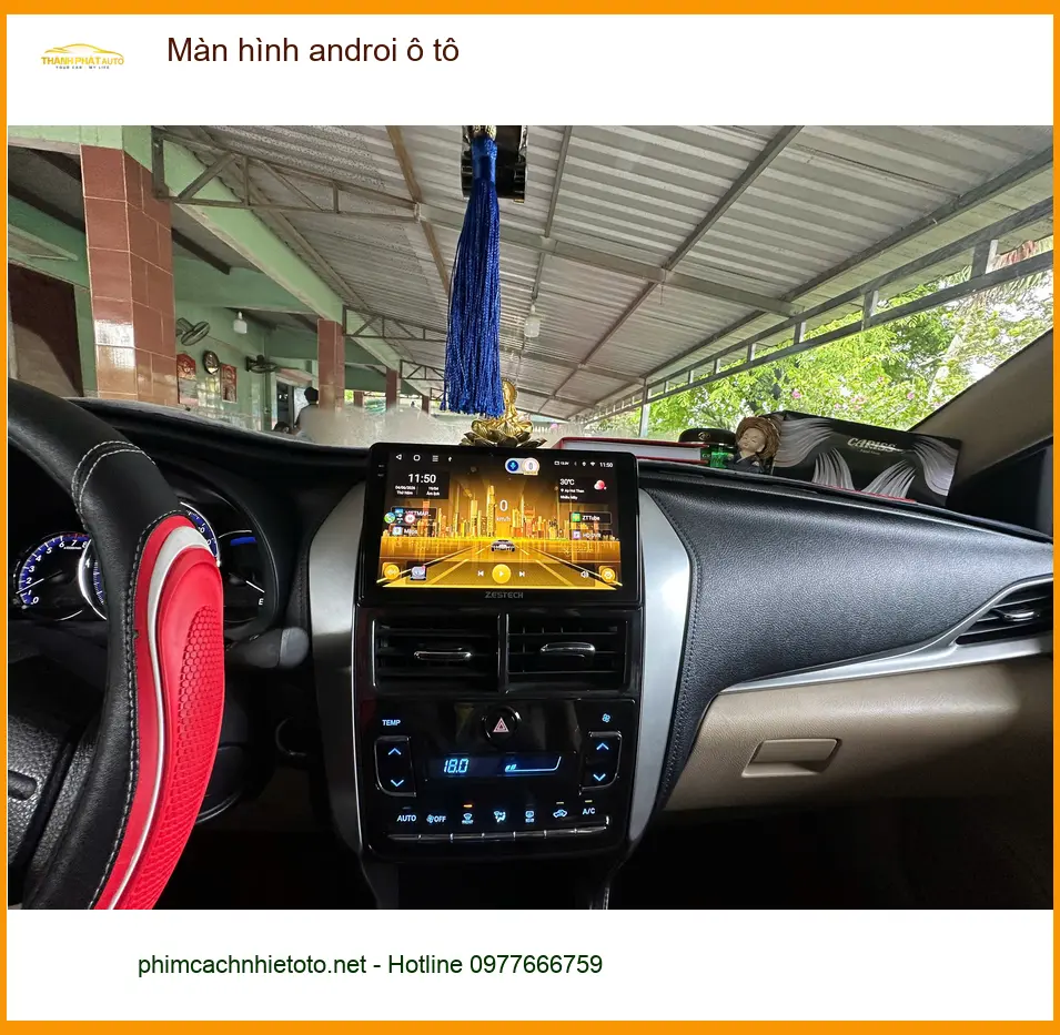 Chị Thảo lắp màn hình Android ô tô Toyota Veloz Cross ở Cần Giờ ảnh thực tế 2