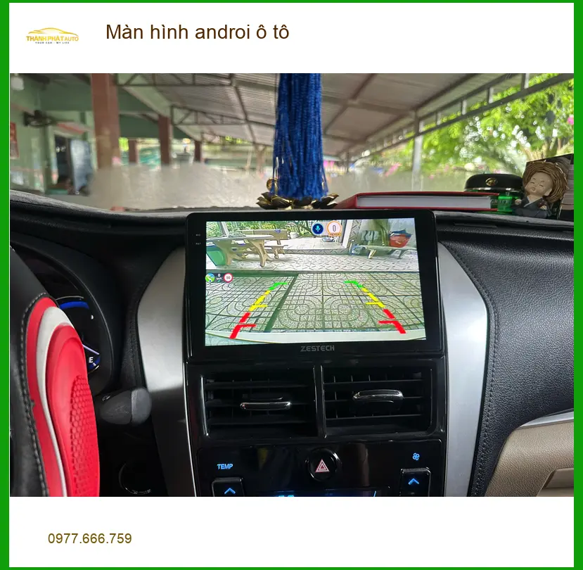 Chị Thảo lắp màn hình Android ô tô Toyota Veloz Cross ở Cần Giờ ảnh thực tế 4