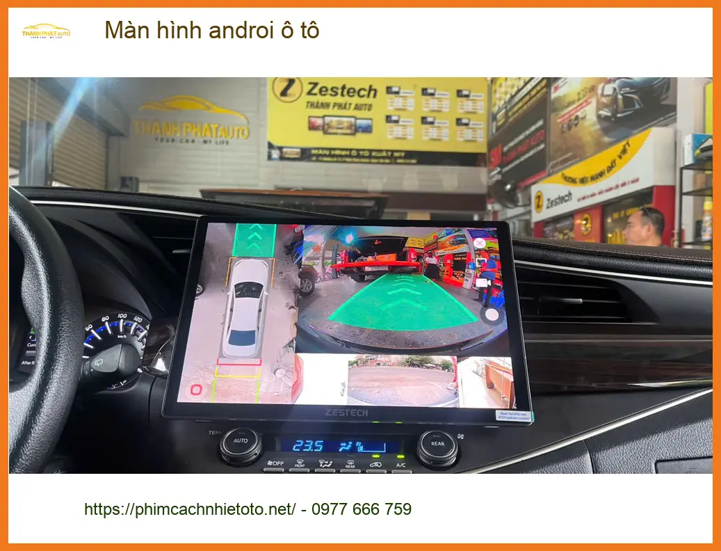 Chị Mai lắp màn hình Android ô tô Hyundai Accent tại Quận 10 vì màn zin cũ đã lỗi thời
