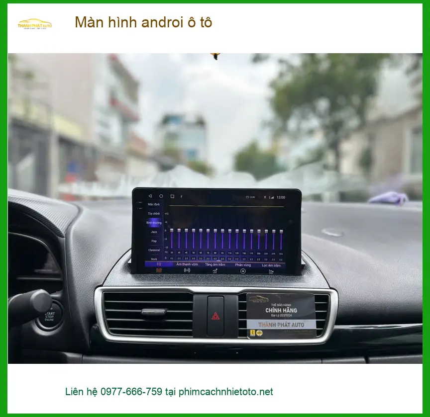Chú Hữu Đạt lắp màn hình Android ô tô cho Kia K3 tại Hóc Môn ảnh thực tế 2