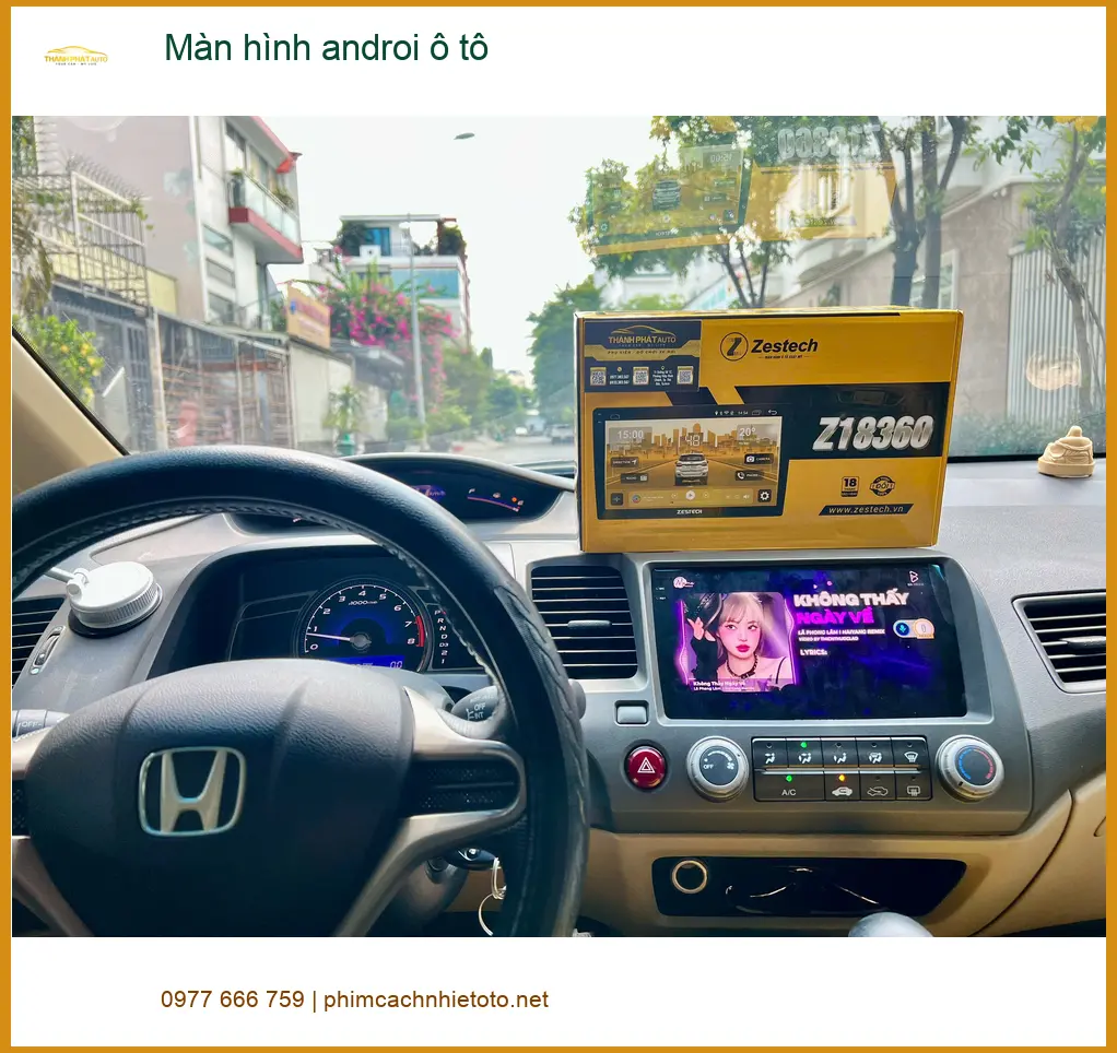 Anh Lộc lắp màn hình Android ô tô VinFast Lux A tại Quận Phú Nhuận ảnh thực tế 3