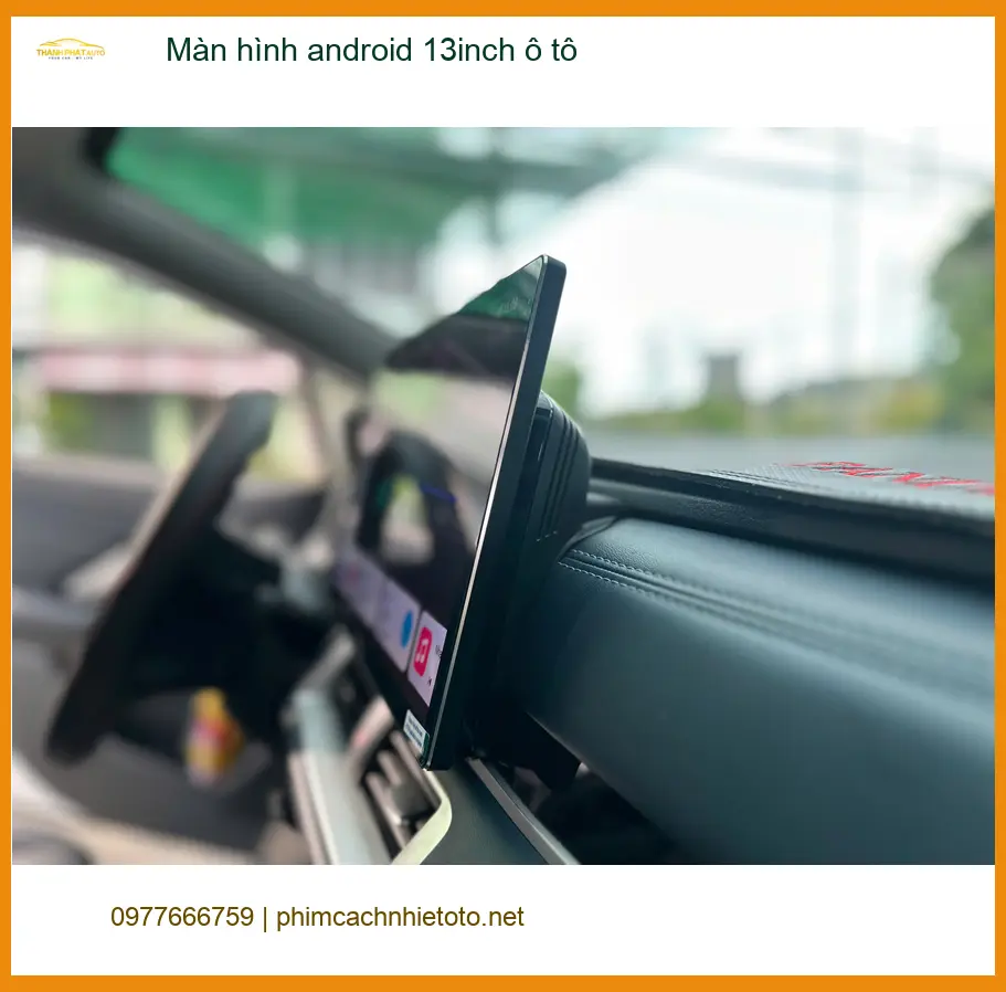 Anh Dũng nâng cấp màn hình Android 13 inch ô tô cho Hyundai Santa Fe tại Củ Chi ảnh thực tế 2