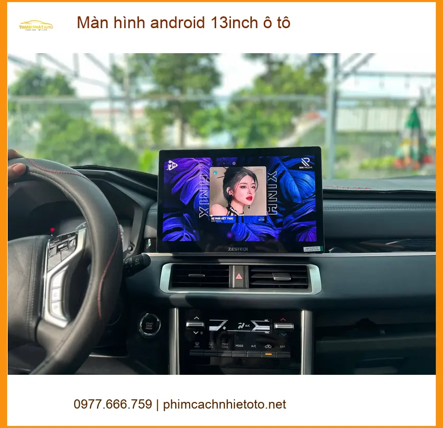 Anh Khang lắp màn hình android 13inch ô tô chính hãng cho Hyundai Accent tại Quận 9 ảnh thực tế 3