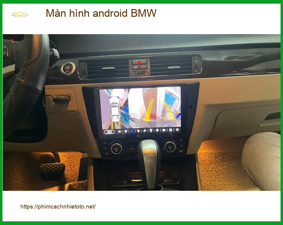 Anh Sơn lắp màn hình Android BMW Quận Bình Tân nâng cấp tiện ích xe. ảnh thực tế 2
