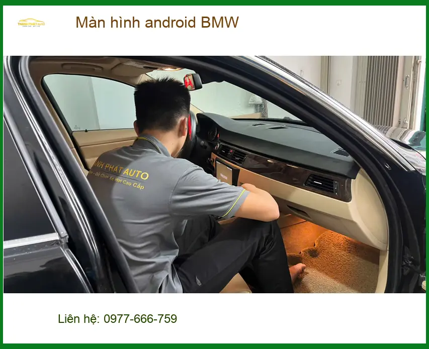 Anh Bảo lắp màn hình Android BMW tại Hóc Môn, giải quyết nỗi lo đường xa ảnh thực tế 2