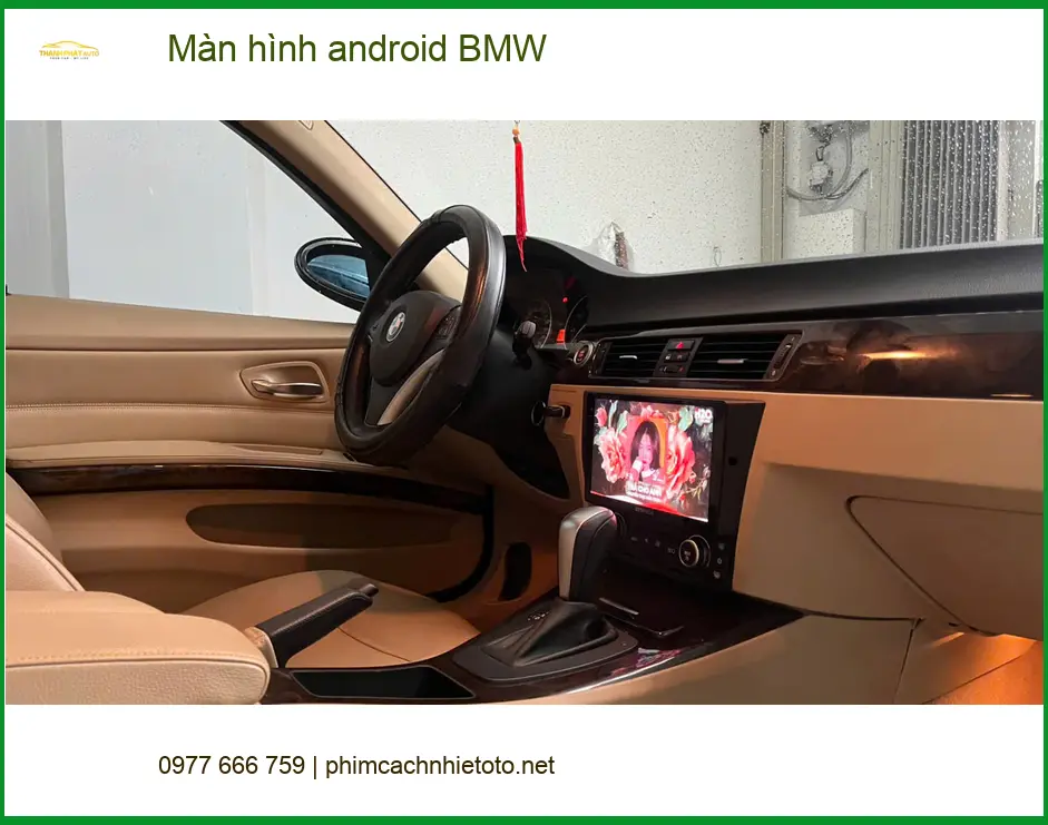 Anh Bảo lắp màn hình Android BMW tại Hóc Môn, giải quyết nỗi lo đường xa ảnh thực tế 3