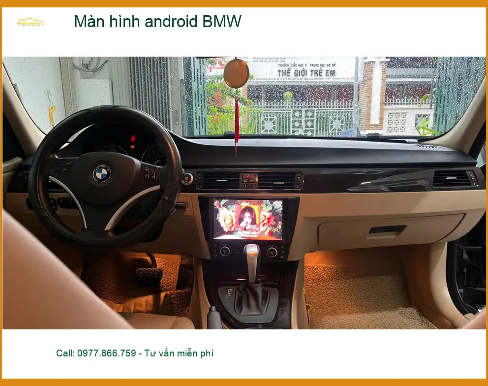 Anh Bảo lắp màn hình Android BMW tại Hóc Môn, giải quyết nỗi lo đường xa ảnh thực tế 4