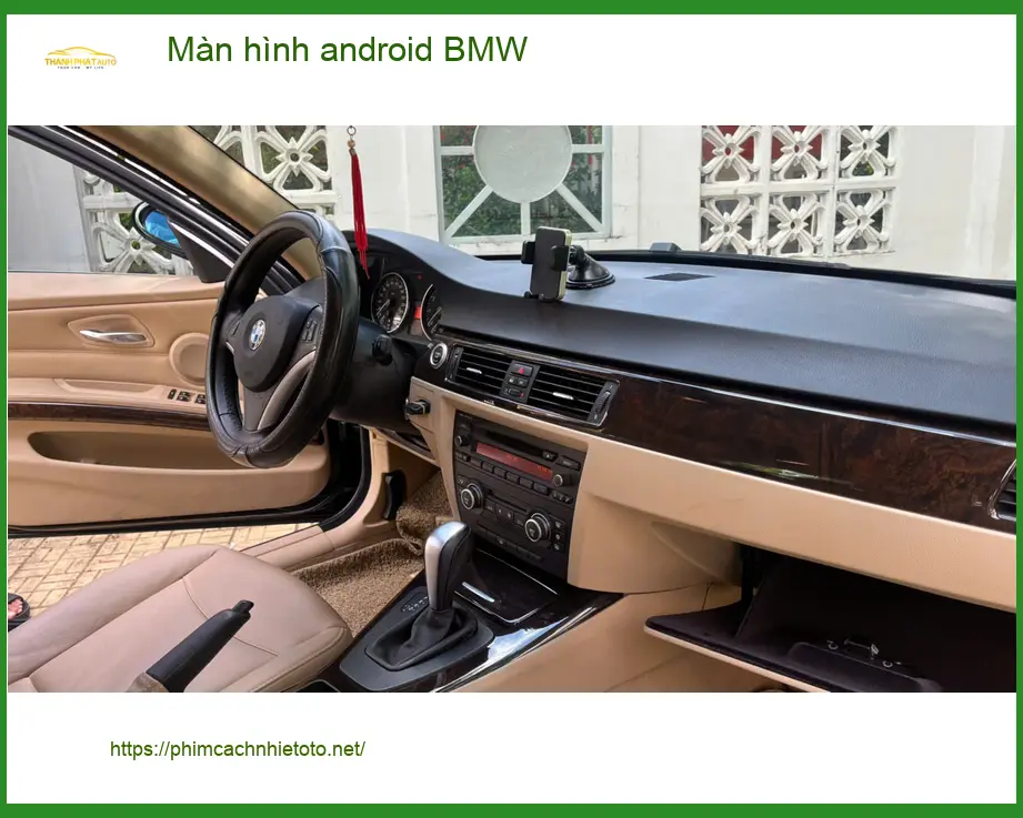 Anh Lâm nâng cấp màn hình Android BMW X3 tại Thủ Đức vì màn zin đã cũ