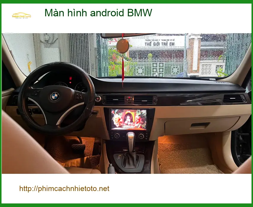 Anh Lâm nâng cấp màn hình Android BMW X3 tại Thủ Đức vì màn zin đã cũ ảnh thực tế 5