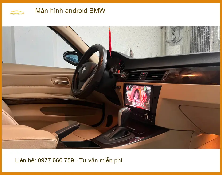 Anh Khải lắp Màn hình android BMW X5 tại Quận 3 để nâng tầm tiện ích giải trí