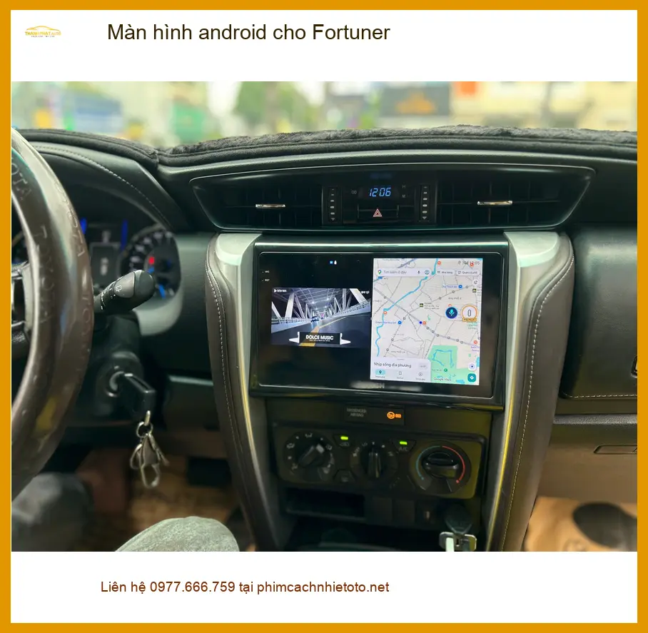 Anh Tùng lắp màn hình Android cho Fortuner tại Cần Giờ nâng tầm trải nghiệm lái ảnh thực tế 3