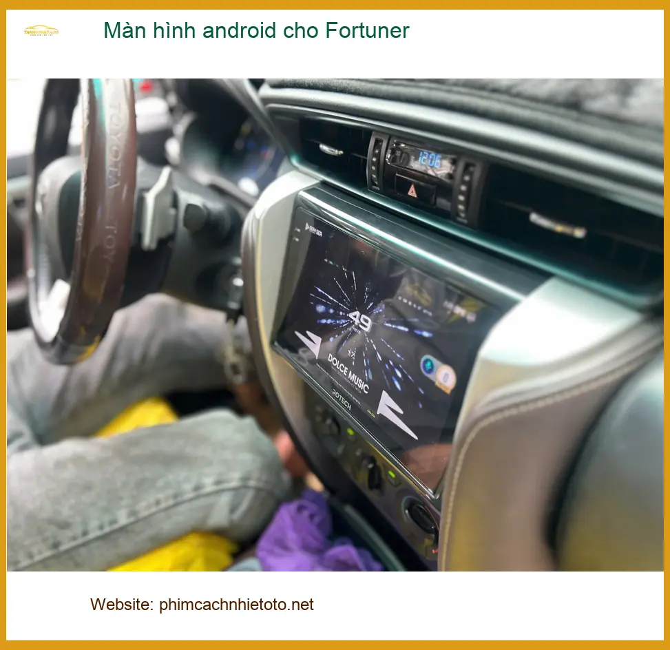 Anh Tùng lắp màn hình Android cho Fortuner tại Cần Giờ nâng tầm trải nghiệm lái ảnh thực tế 4