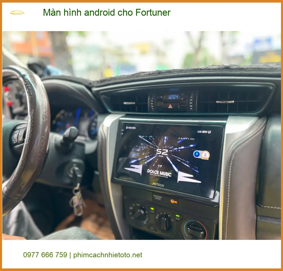 Anh Tùng lắp màn hình Android cho Fortuner tại Cần Giờ nâng tầm trải nghiệm lái ảnh thực tế 5