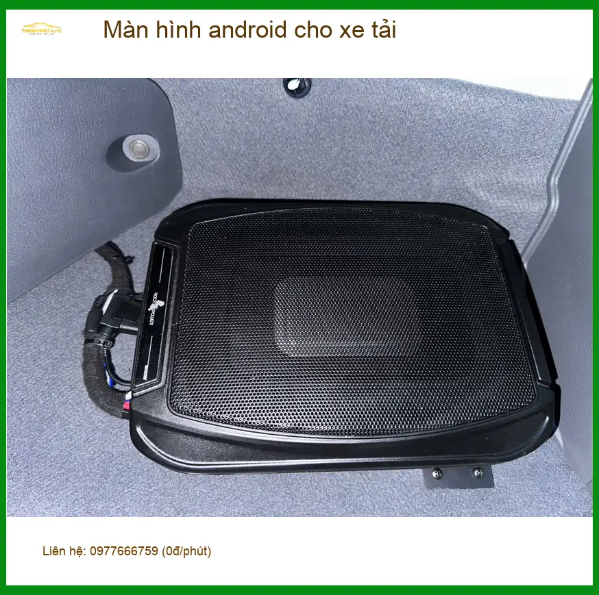 Anh Tấn lắp màn hình Android cho xe tải Hino tại Quận 9 để tiện dẫn đường ảnh thực tế 5